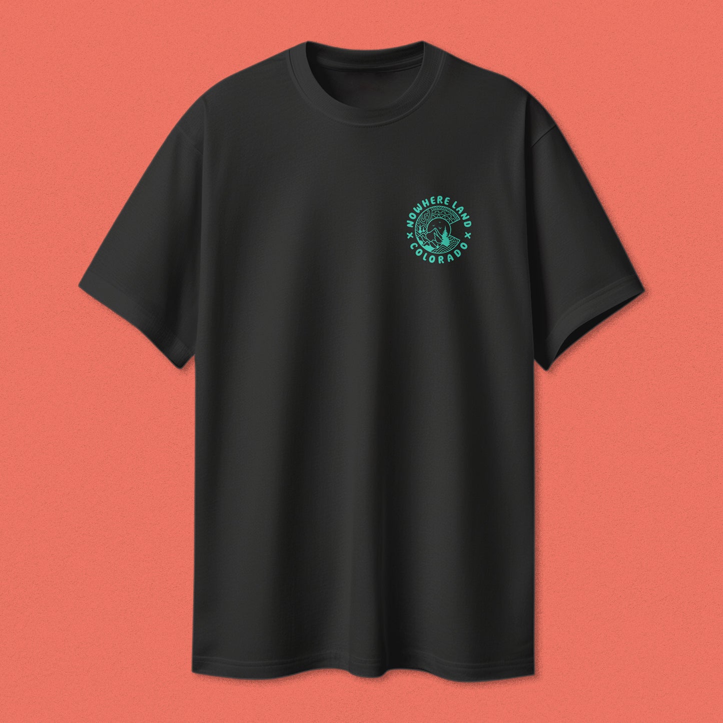 LOST IN COLORADO TEE - CHARCOAL