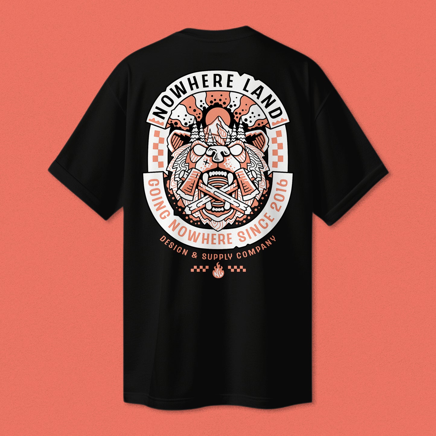 GOING NOWHERE TEE - BLACK