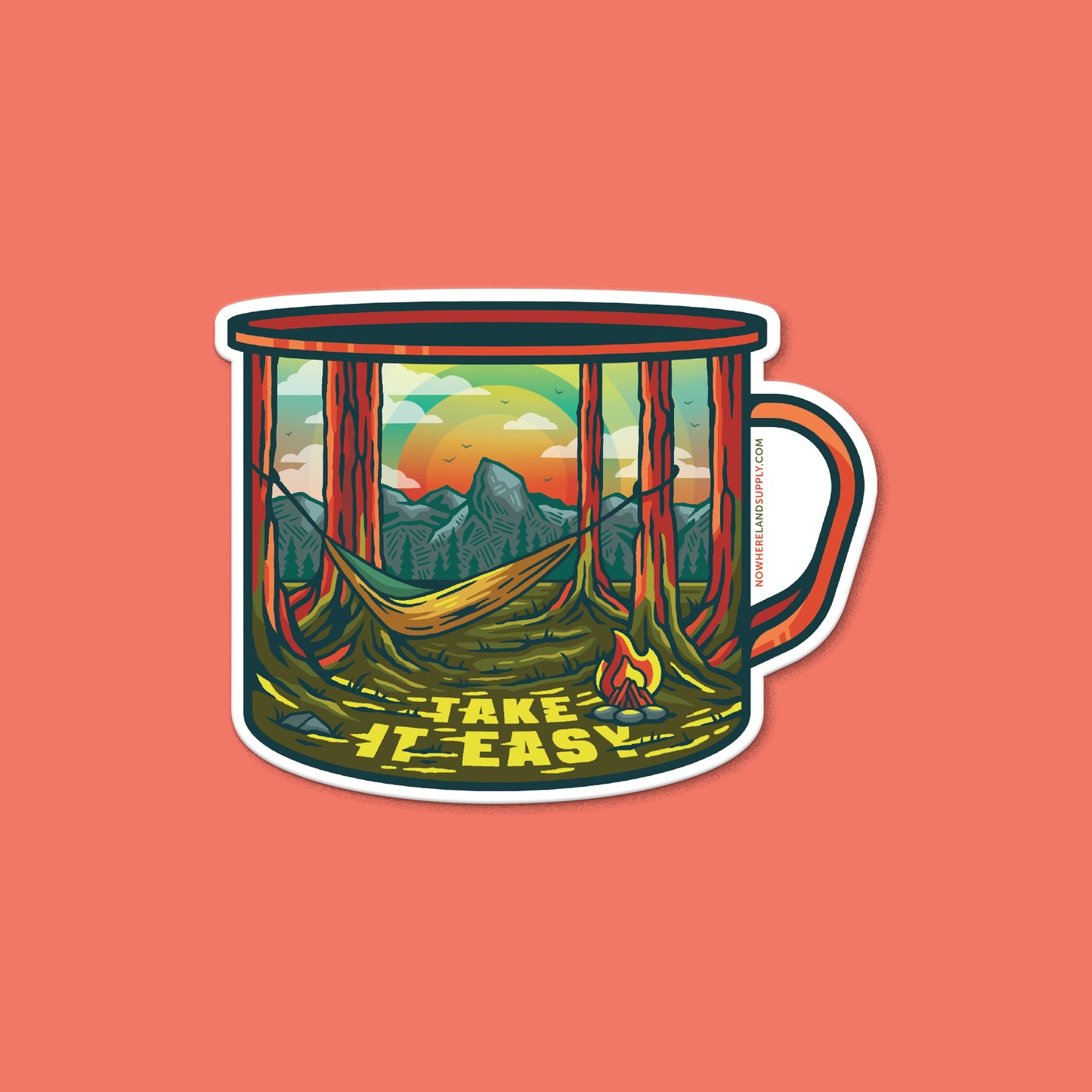 TAKE IT EASY - STICKER