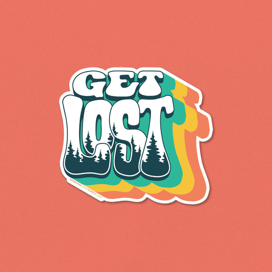 GET LOST - STICKER