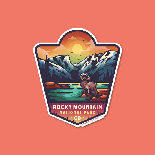 ROCKY MOUNTAIN NP - STICKER