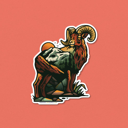 RAM OUTDOORS - STICKER