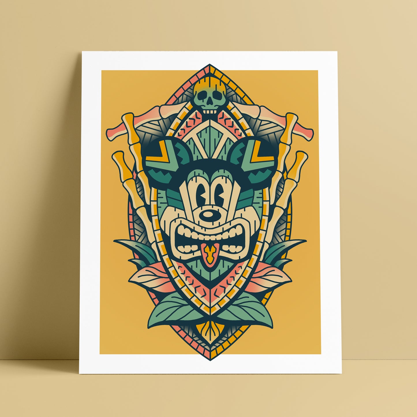 TIKI MOUSE - ART PRINT