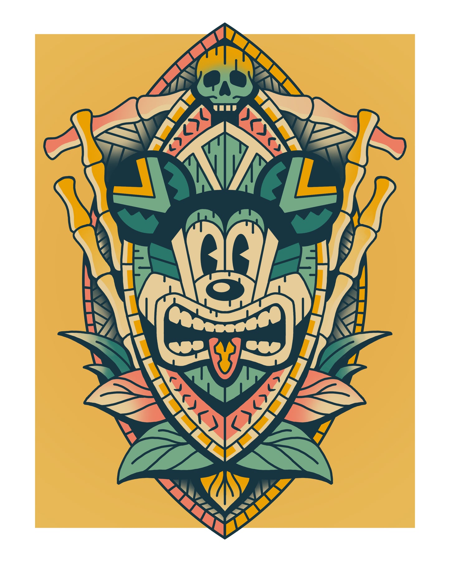 TIKI MOUSE - ART PRINT