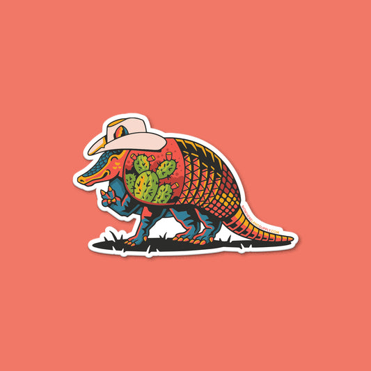 HAPPY ARMADILLO - STICKER