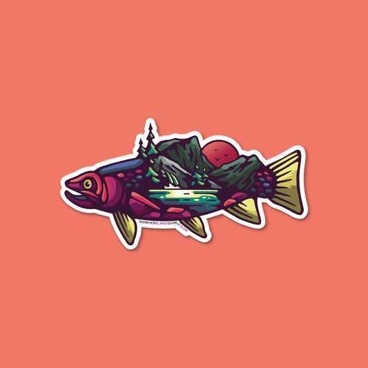FISH OUTDOORS - STICKER