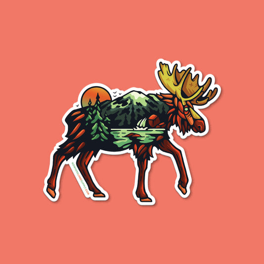 MOOSE OUTDOORS - STICKER