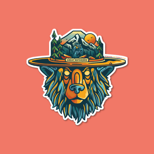 SMOKEY OUTDOORS - STICKER