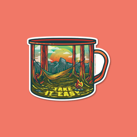 TAKE IT EASY - STICKER