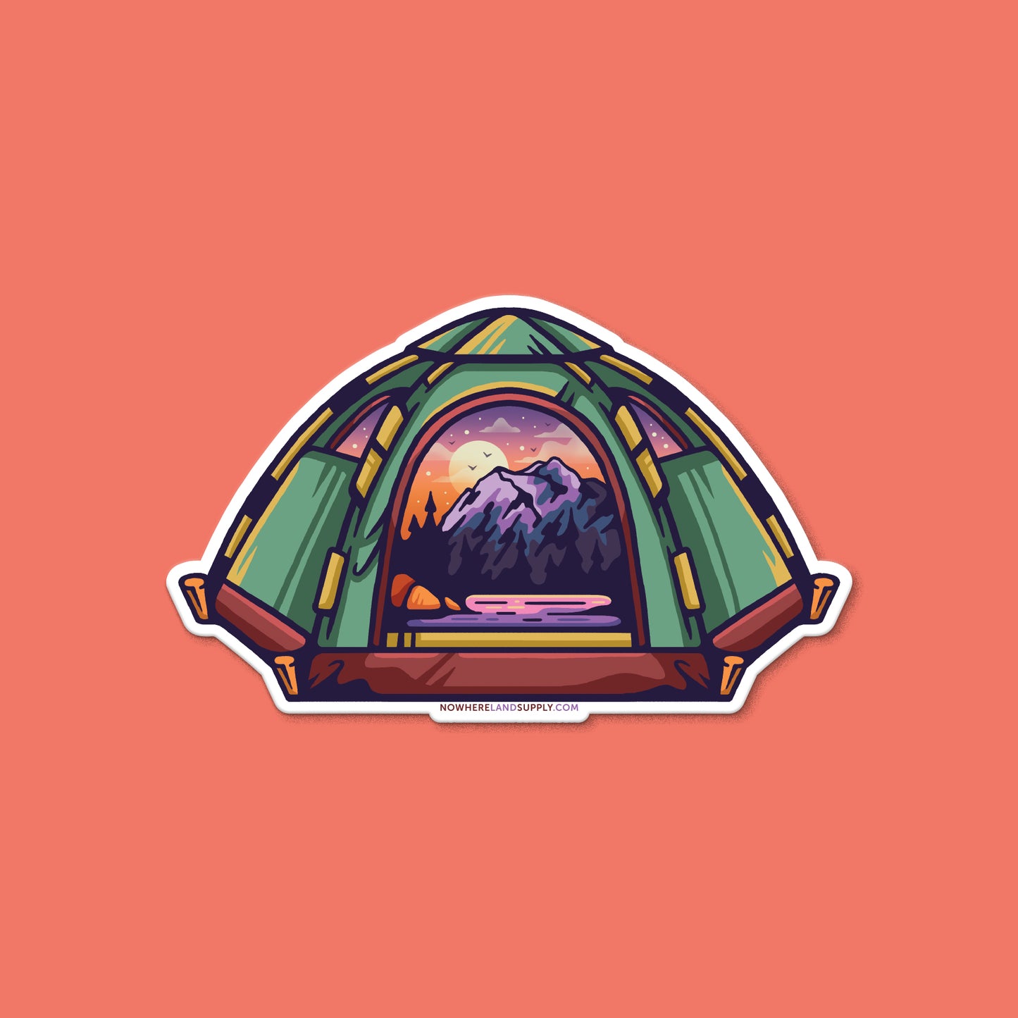 TENT VIEWS - STICKER