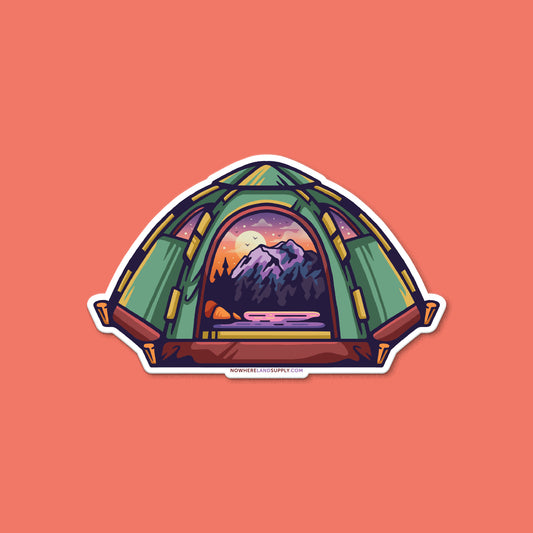 TENT VIEWS - STICKER