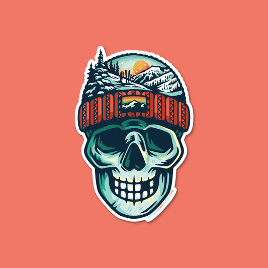 WINTER SKULL - STICKER