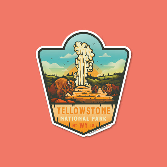 YELLOWSTONE NP - STICKER