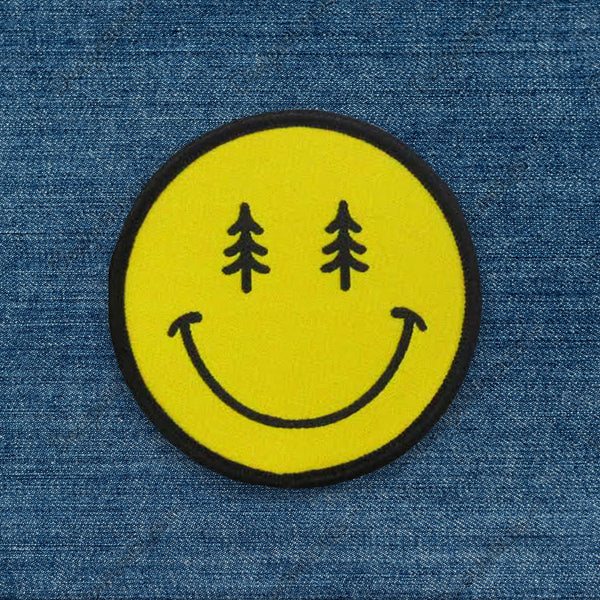 HAPPY TREES - WOVEN PATCH