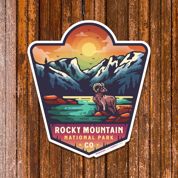 ROCKY MOUNTAIN NP - STICKER